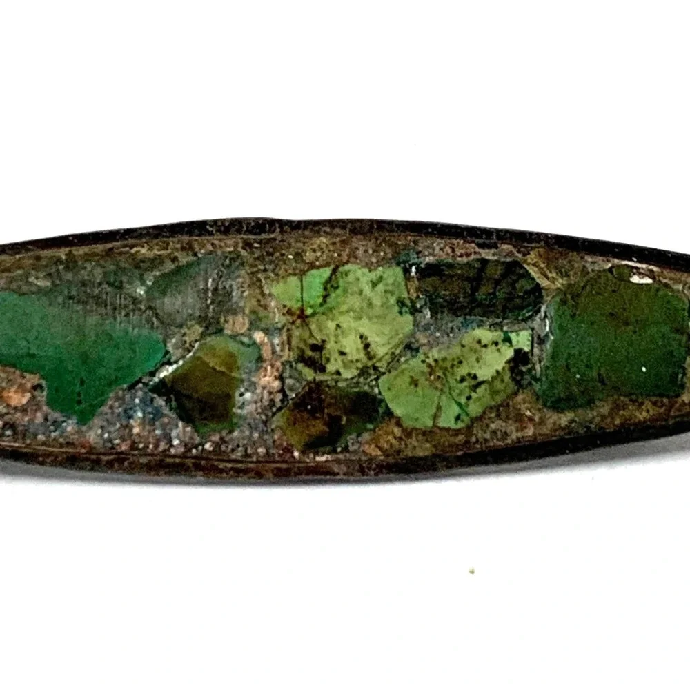 Vintage Taxco Mexican Sterling Inlaid‎ Turquoise Fish Pin/Brooch